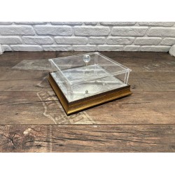 Altın Düz Çikolata Kutusu 25 cm